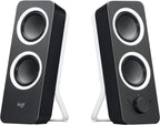 Logitech Z200 Stereo Speaker Clear Stereo Sound (Black)
