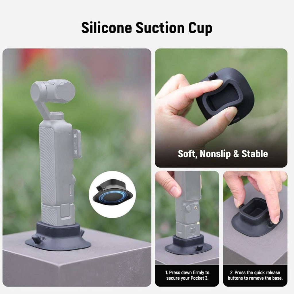 NEEWER AC023 Silicone Suction Cup Base for DJI Osmo Pocket 3