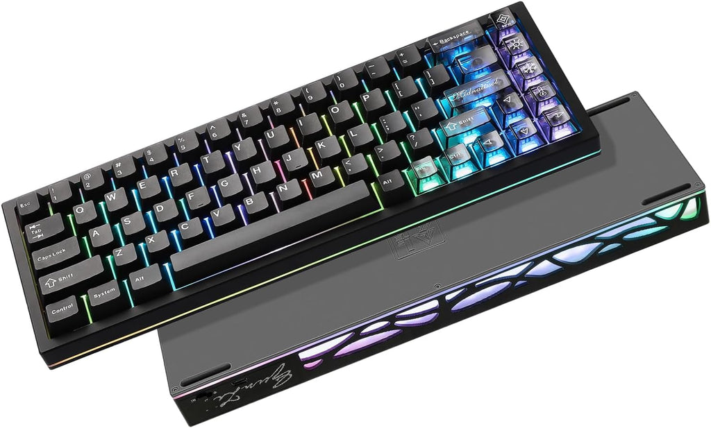 YUNZII AL65 65% Mechanical Keyboard (Black) (Milk V2 Switch)