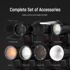 NEEWER Magnetic Round Head Flash Accessory Kit