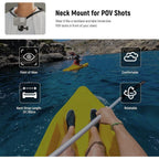 NEEWER GP-15 Flexible Action Camera Magnetic Neck Mount - Black