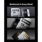 Lexar Professional ARMOR Silver Pro SDXC UHS-II Card - 128GB