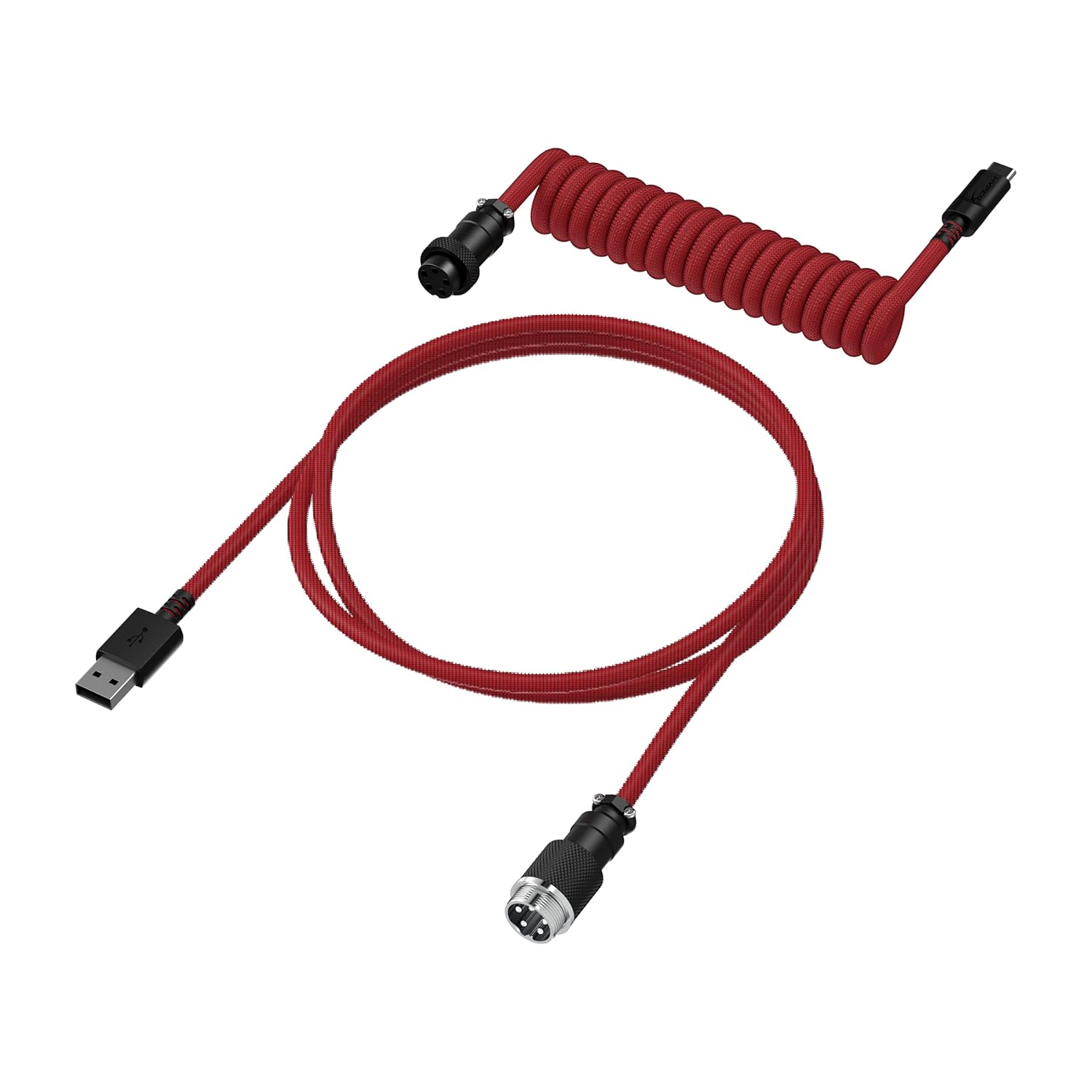 HyperX Gaming USB-C to USB Coiled Cable (Red)