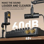 MAONO CASTER E2 Audio Mixer and Interface