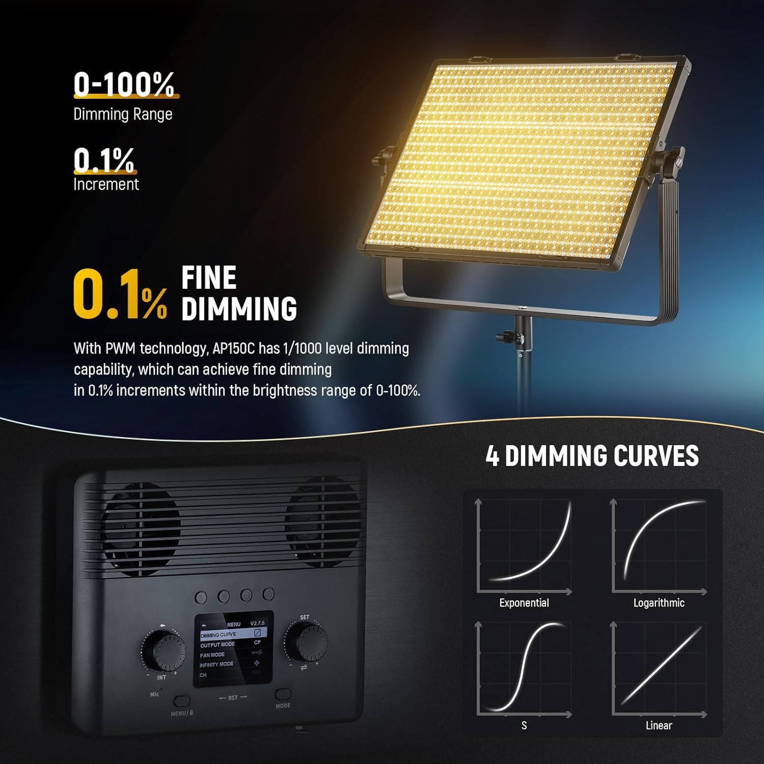 NEEWER AP150C 150w RGB Video Light