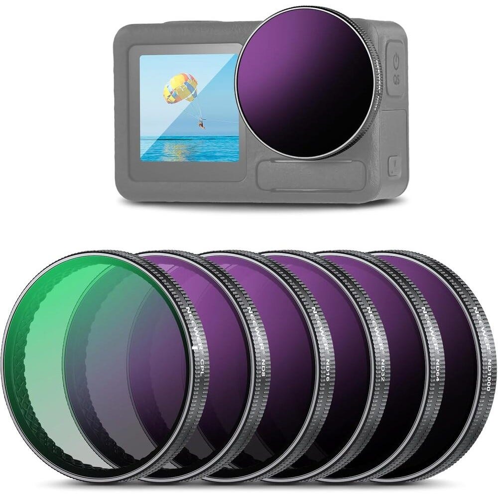 NEEWER FL-A78 ND Filter Kit for DJI Osmo Action - 6 Pack