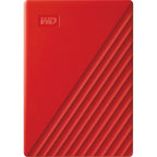 WD My Passport 2TB USB 3.0 Portable Hard Drive - Red
