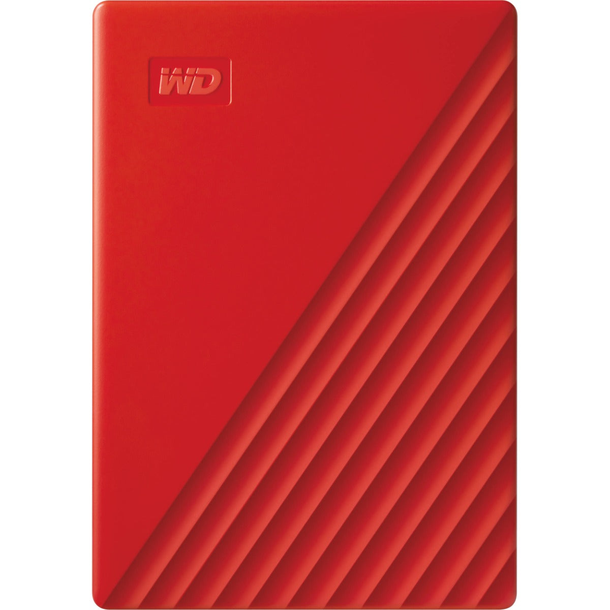 WD My Passport 2TB USB 3.0 Portable Hard Drive - Red