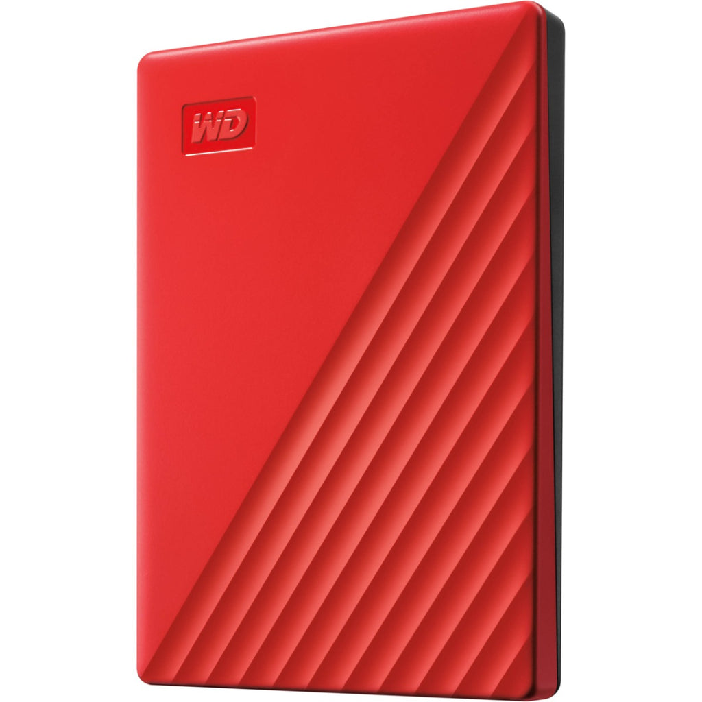 WD My Passport 2TB USB 3.0 Portable Hard Drive - Red