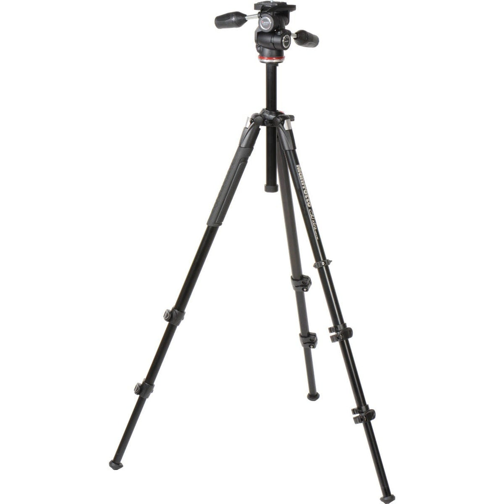 Manfrotto MK290XTA3-3W 290 Xtra Aluminum Tripod with MH804 3-Way Pan/Tilt Head