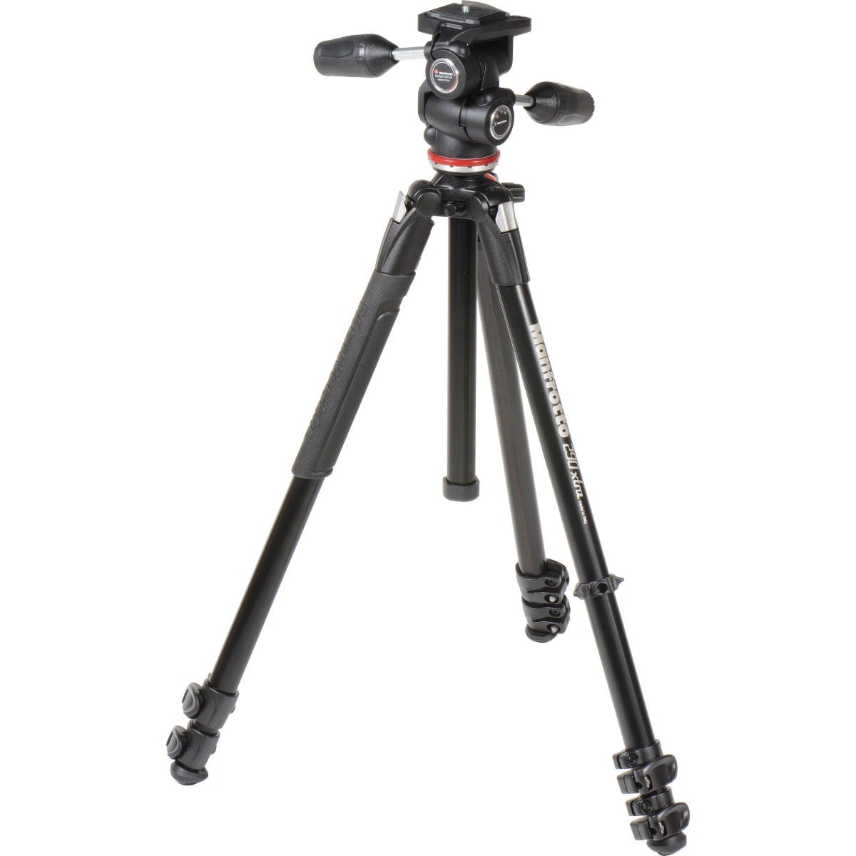 Manfrotto MK290XTA3-3W 290 Xtra Aluminum Tripod with MH804 3-Way Pan/Tilt Head