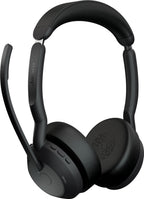 Jabra Evolve2 55 MS Stereo USB-C Bluetooth Headset with Charging Station