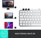 Logitech MX Keys Mini Wireless Keyboard (Pale Grey)