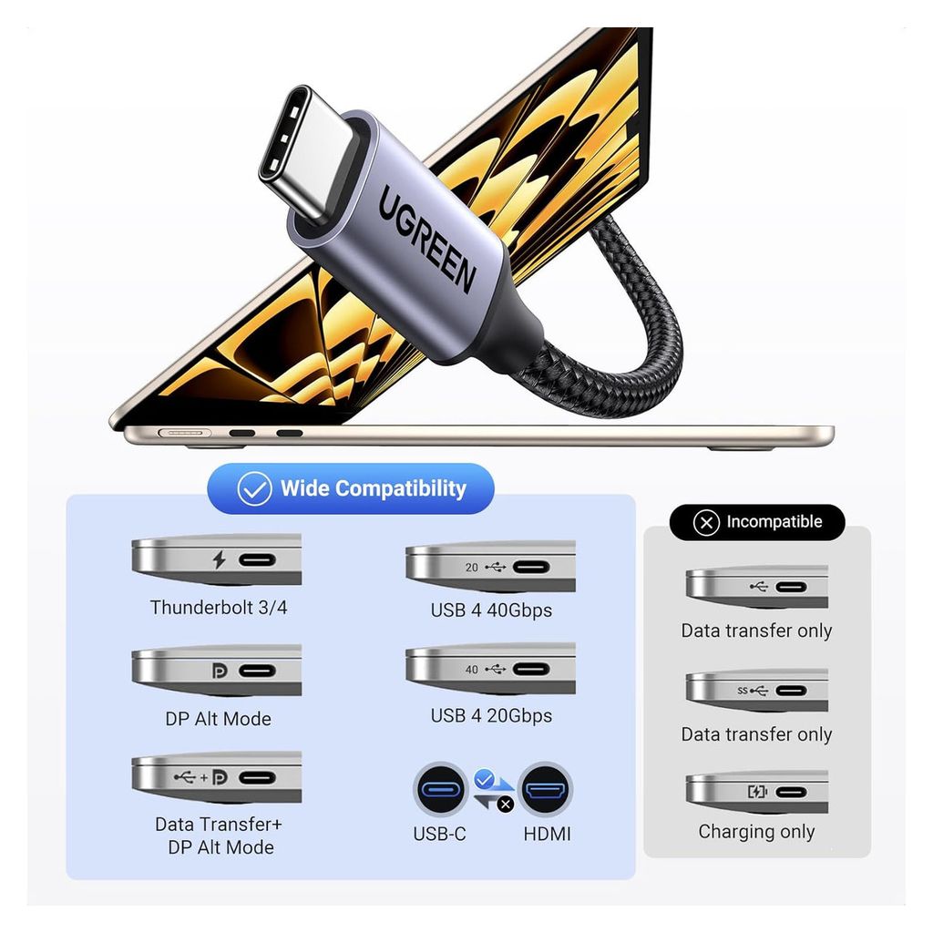 UGREEN USB-C to HDMI 8K Cable 1M