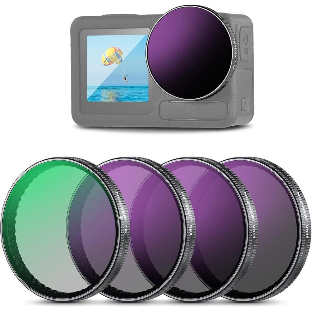 NEEWER FL-A76 ND Filter Kit for DJI Osmo Action - 4 Pack