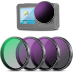 NEEWER FL-A76 ND Filter Kit for DJI Osmo Action - 4 Pack