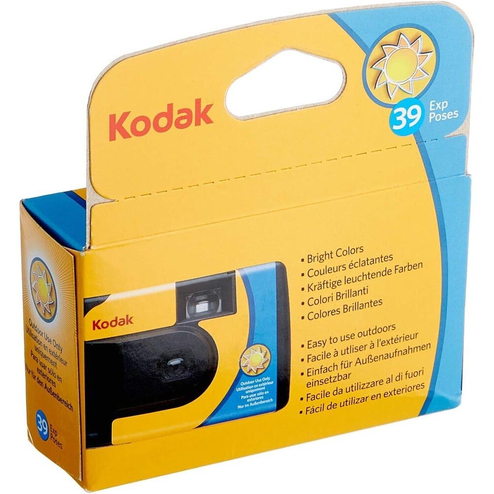 Kodak One Time Use Daylight Camera 39 Exposure