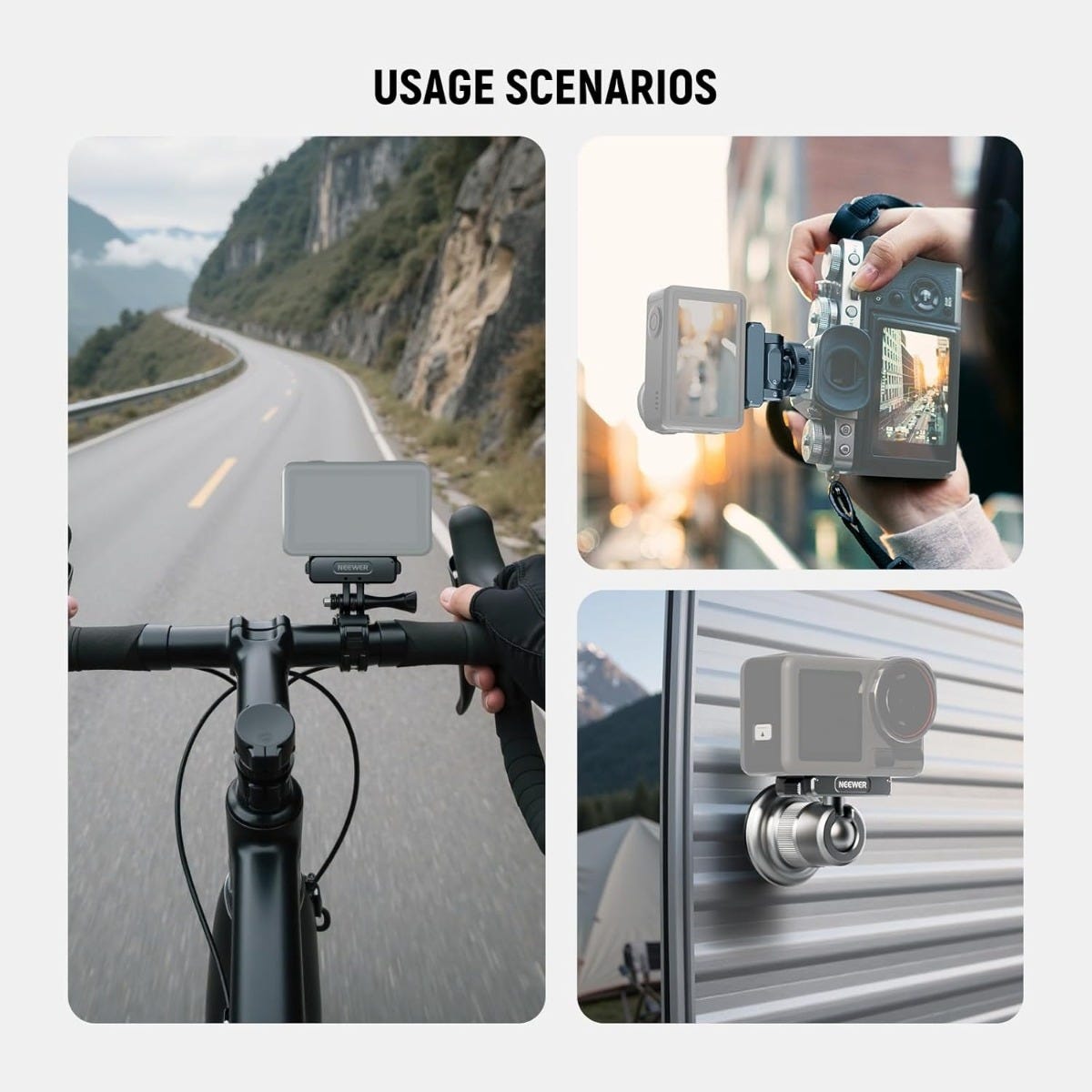 NEEWER AC013 Accessories Kit for DJI Osmo Action - Gray