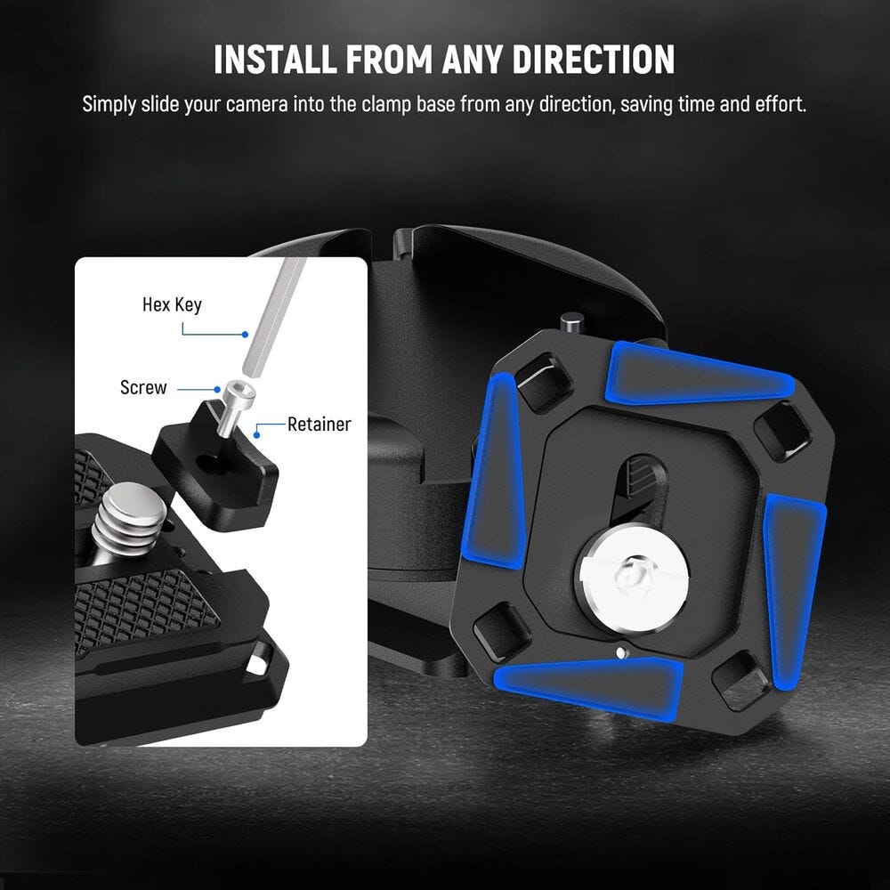 NEEWER GA030 Mount Adapter for DJI RS Gimbals
