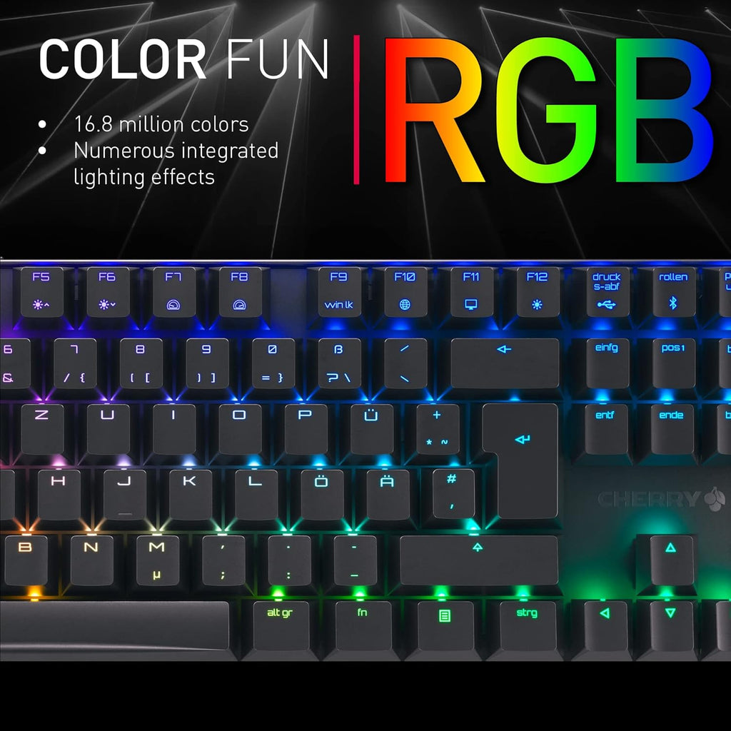 Cherry MX 8.2 TKL Wireless Gaming Keyboard (Black) (MX Red Switch) 
