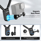 NEEWER GP-15 Flexible Action Camera Magnetic Neck Mount - Black