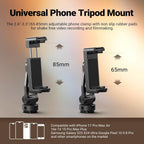 NEEWER Universal Rotatable Phone Clamp with Cold Shoe
