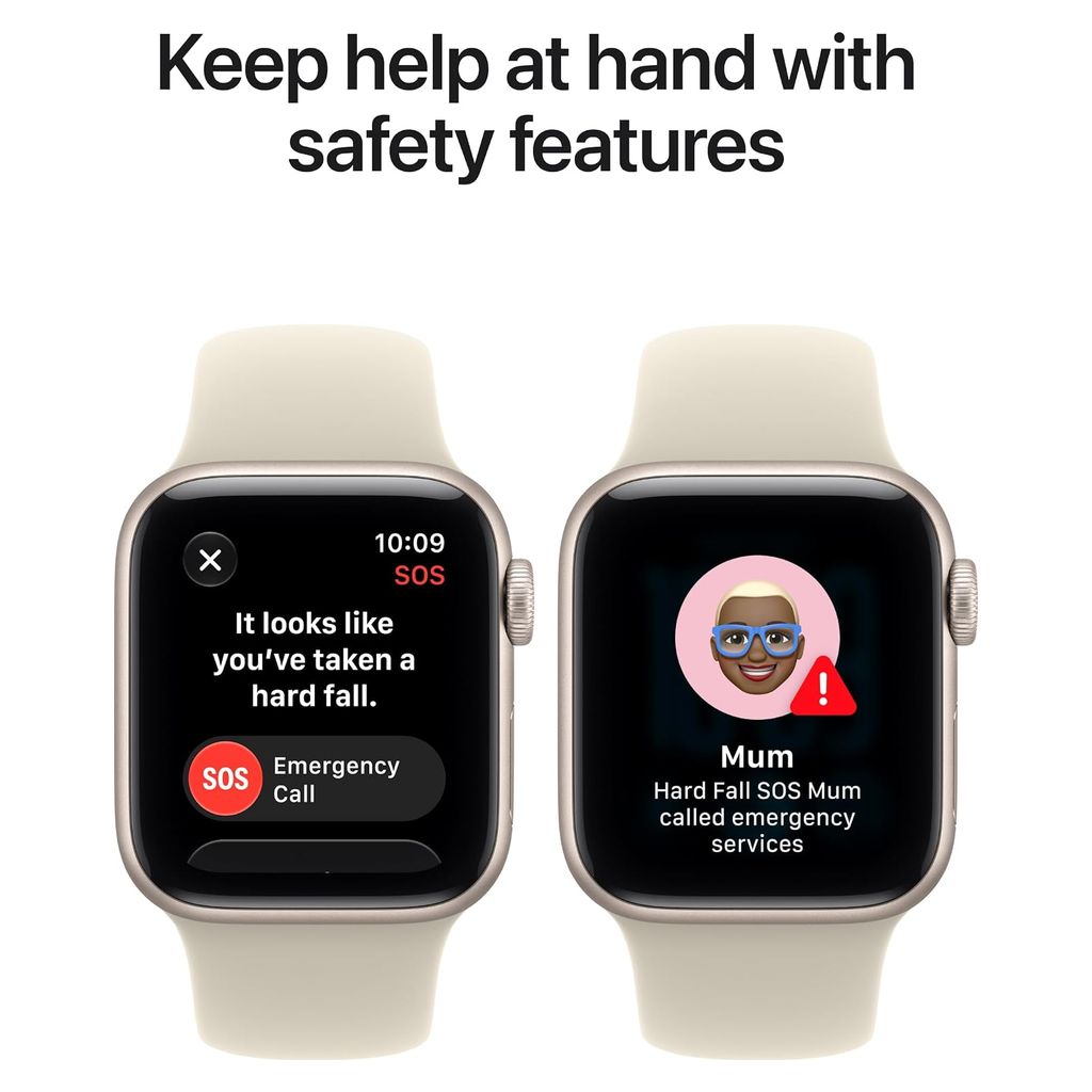Apple Watch SE 3 40mm Starlight Aluminium Case GPS Sand Sport Band (M/L)