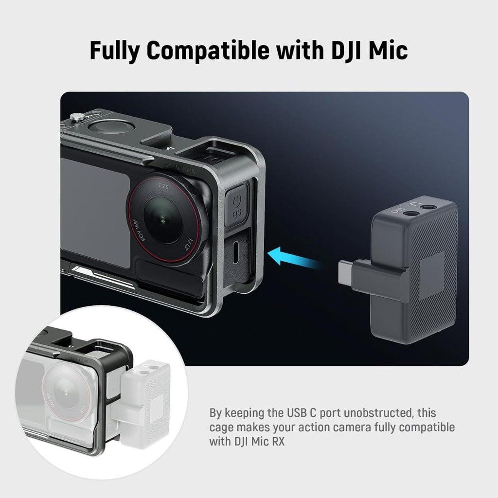 NEEWER AC014 DJI Osmo Action Cage - Black