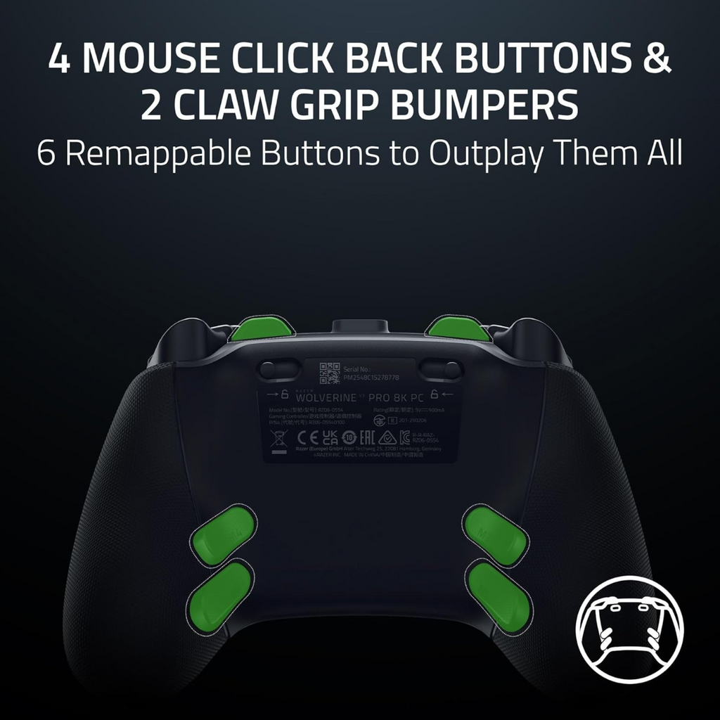  Razer Wolverine V3 Pro 8K Wireless Esports Controller for PC 