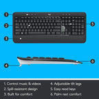Logitech MK540 Advanced Wireless Keyboard & Mouse Combo