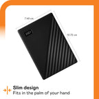 WD My Passport 6TB USB 3.0 Portable Hard Drive (Black)