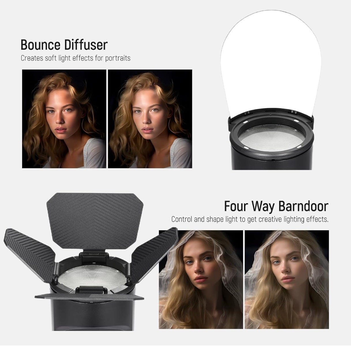 NEEWER Magnetic Round Head Flash Accessory Kit
