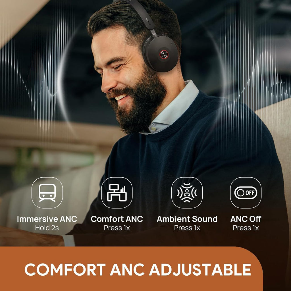 Yealink BH74 UC Stereo Bluetooth Wireless Headset with Charge Stand