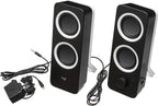 Logitech Z200 Stereo Speaker Clear Stereo Sound (Black)