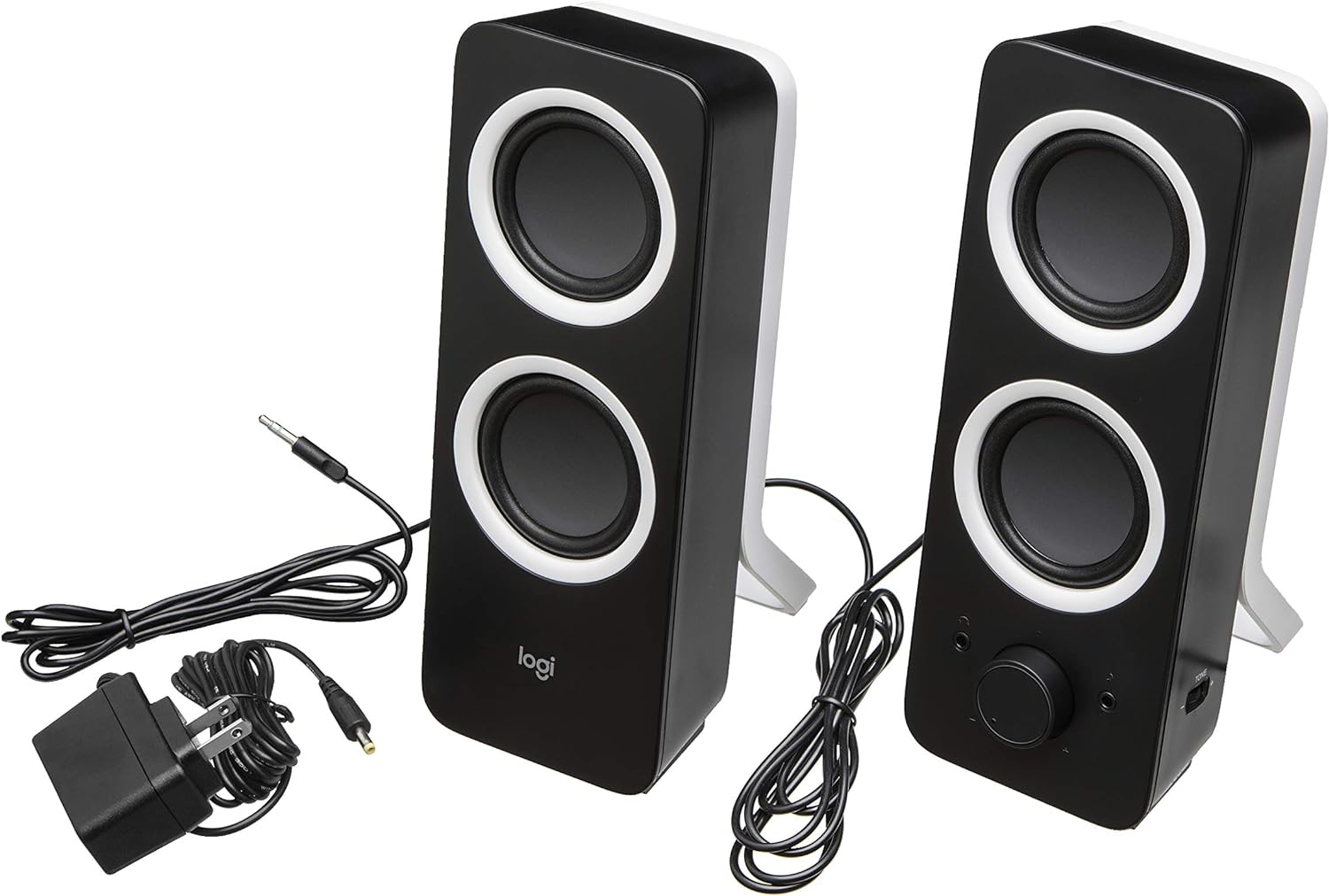 Logitech Z200 Stereo Speaker Clear Stereo Sound (Black)
