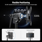 NEEWER Heavy Duty Monitor Mount Adapter for C-Stand and Lighting Stand