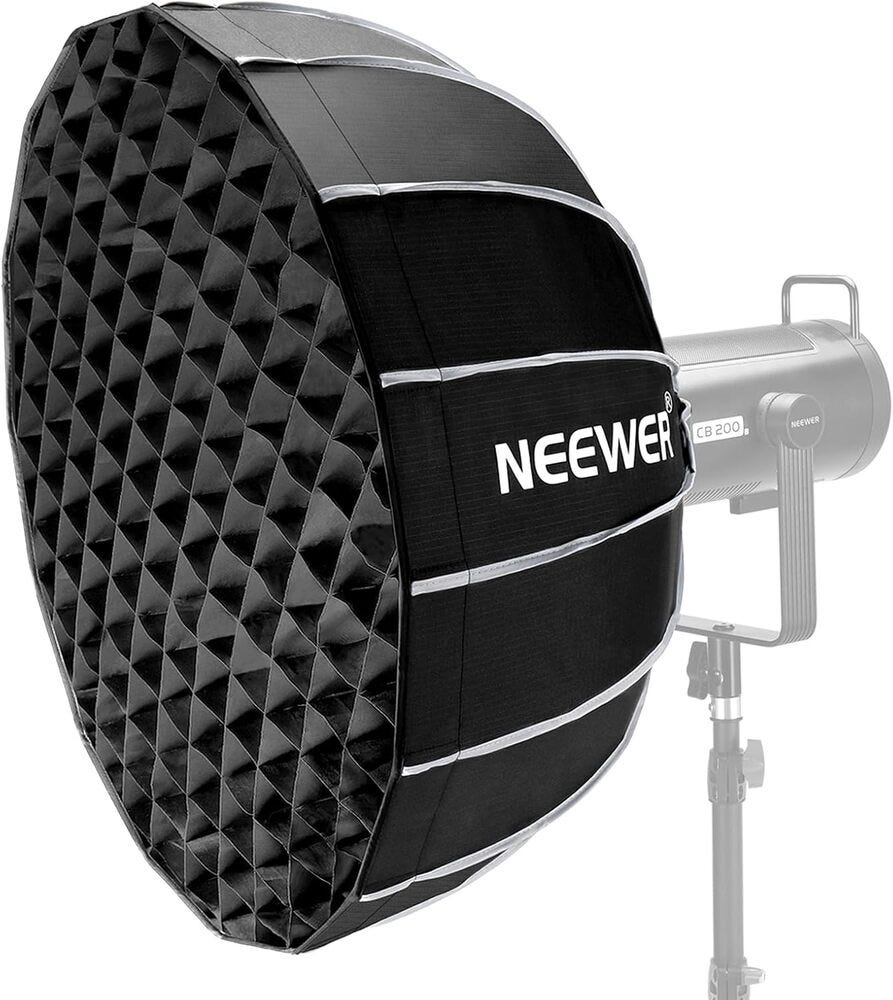 NEEWER NS65U 65cm Quick Release Parabolic Hexadecagon Bowens Mount Softbox 