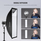 NEEWER NS17S 30x120cm Quick Release Rectangular Bowens Mount Softbox