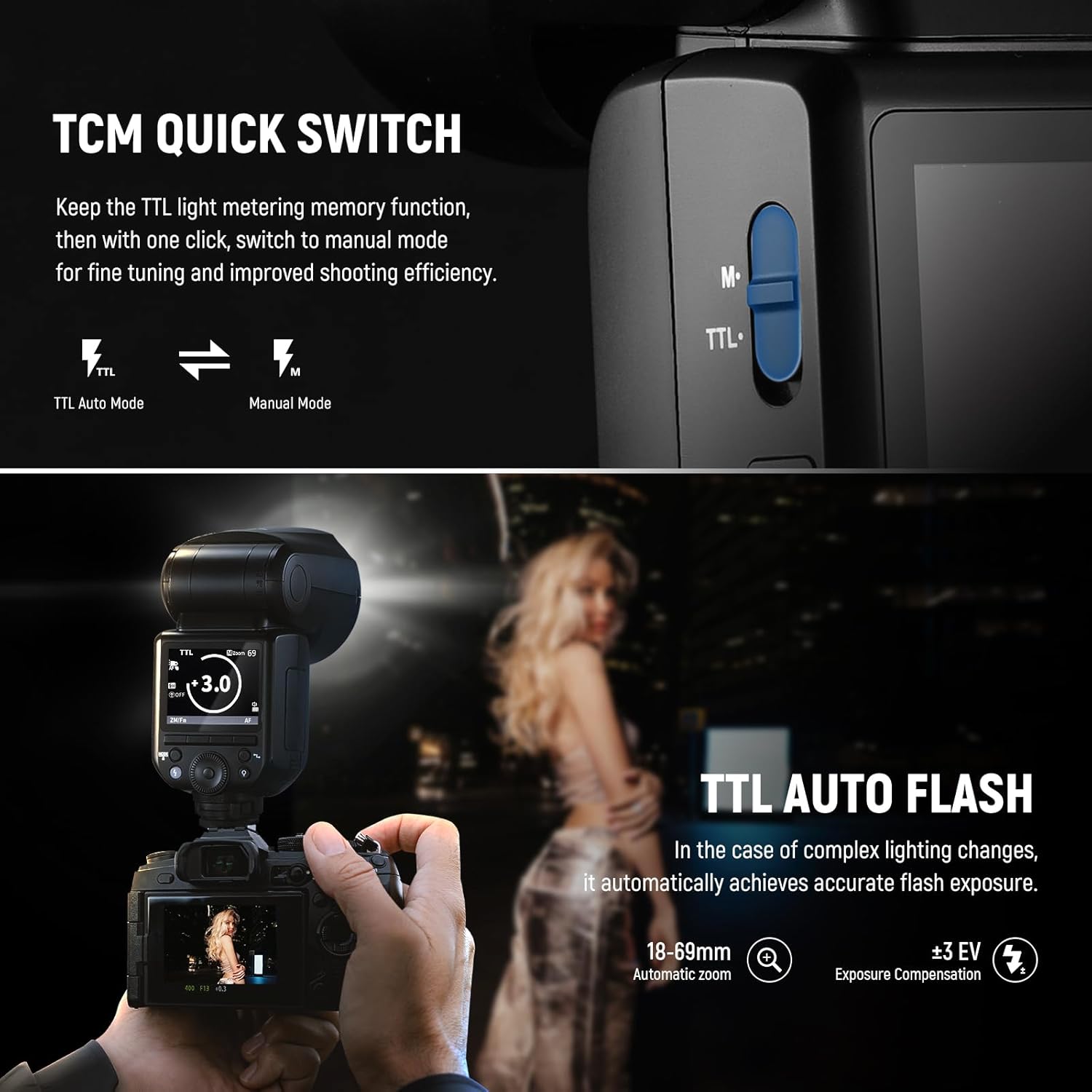 NEEWER Z2PRO-F TTL Round Head Flash Speedlite - Fujifilm