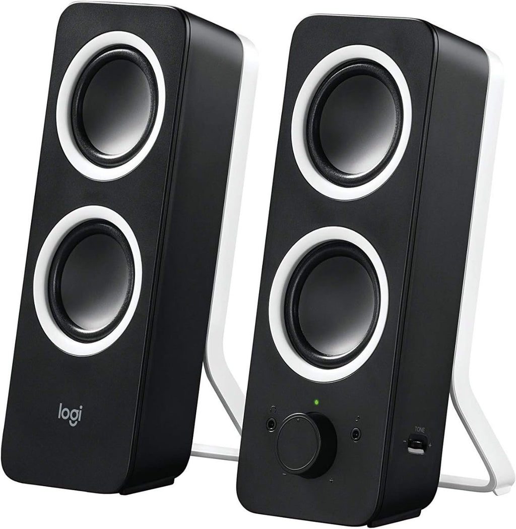 Logitech Z200 Stereo Speaker Clear Stereo Sound (Black)