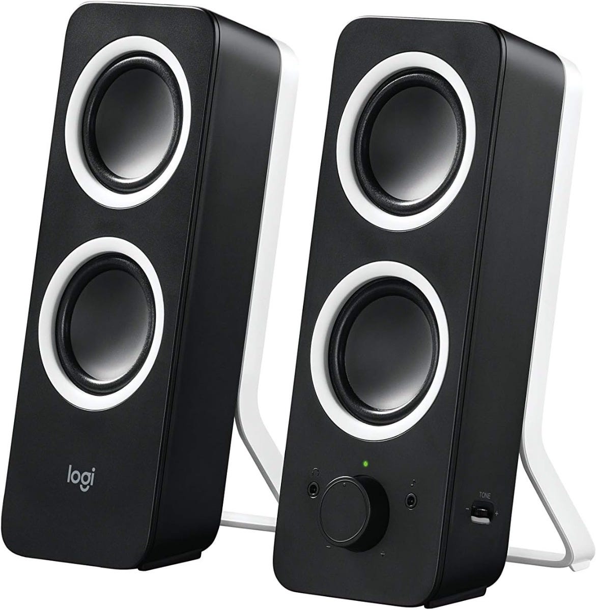Logitech Z200 Stereo Speaker Clear Stereo Sound (Black)