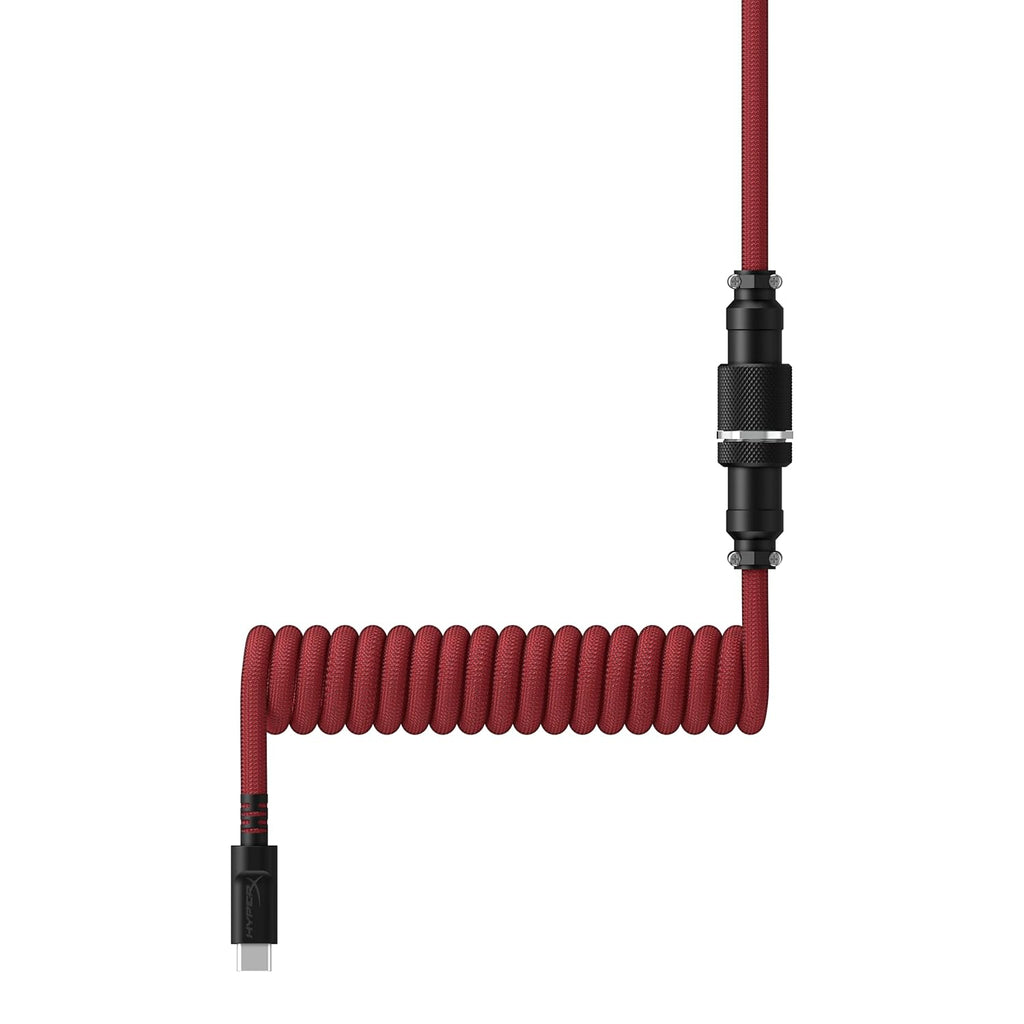 HyperX Gaming USB-C to USB Coiled Cable (Red)