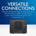 LaCie 40TB 2big Dock v2 Thunderbolt 4 USB-C External Desktop Hard Drive