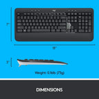 Logitech MK540 Advanced Wireless Keyboard & Mouse Combo