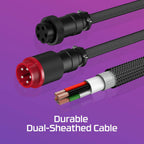 HyperX Gaming USB-C to USB Coiled Cable (Red)