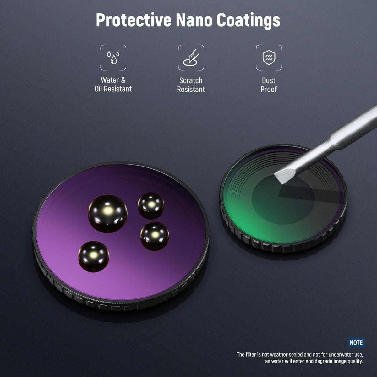 NEEWER FL-52 ND Filter Kit for DJI Osmo Action