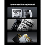 Lexar Professional ARMOR Silver Pro SDXC UHS-II Card - 256GB