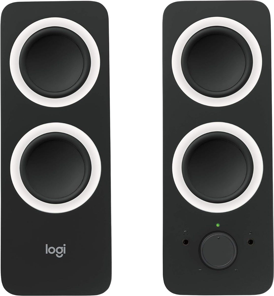 Logitech Z200 Stereo Speaker Clear Stereo Sound (Black)
