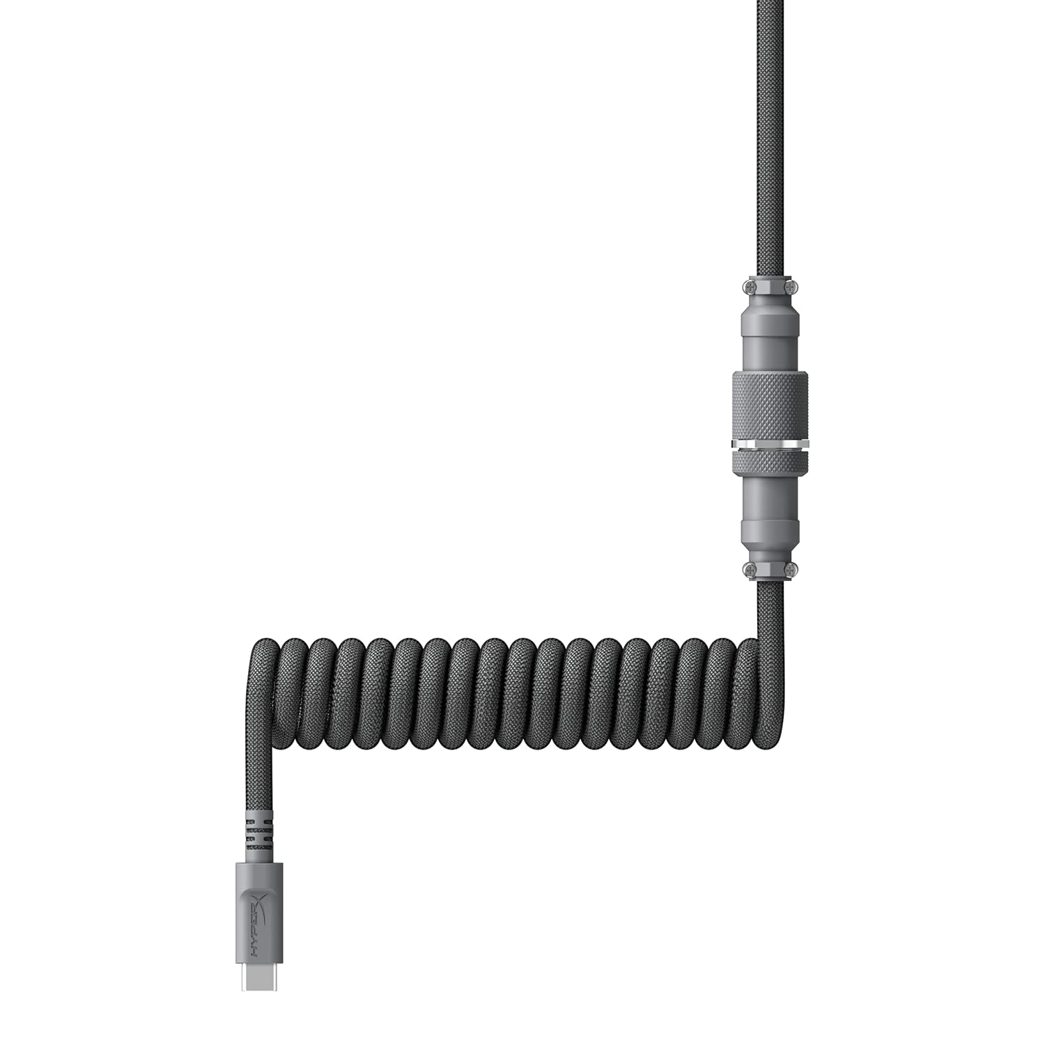 HyperX Gaming USB-C to USB Coiled Cable (Grey)