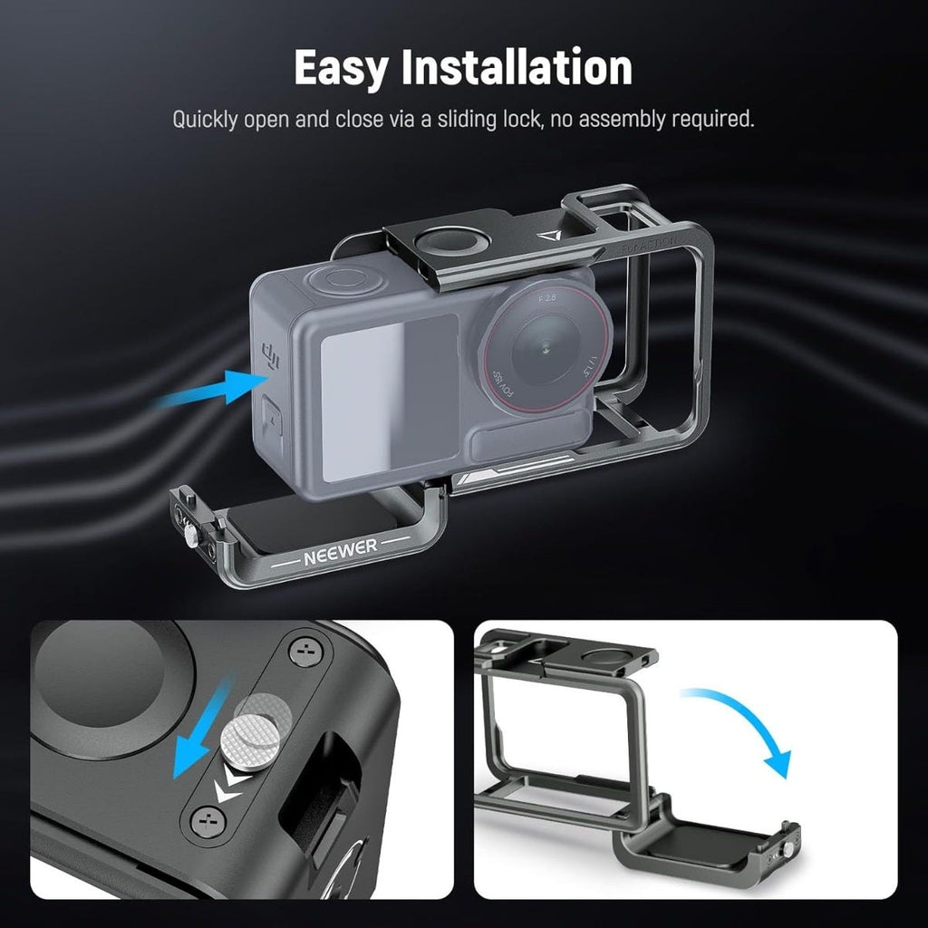 NEEWER AC014 DJI Osmo Action Cage - Black